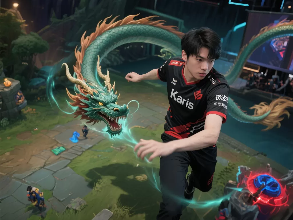 LPL第二赛段登峰晋升赛D2精彩集锦：Karis暗影杀手，游龙窃法